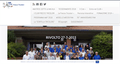 Desktop Screenshot of clubalpagofreccetricolori.it